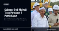 Gubernur Dedi Mulyadi Tutup Permanen 5 Pabrik Kapur