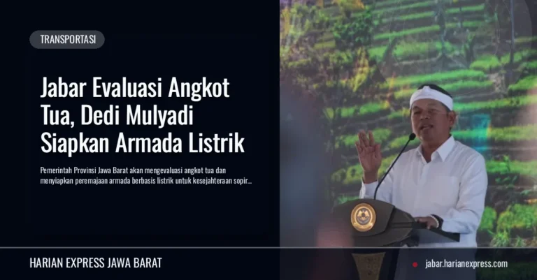 Jabar Evaluasi Angkot Tua, Dedi Mulyadi Siapkan Armada Listrik