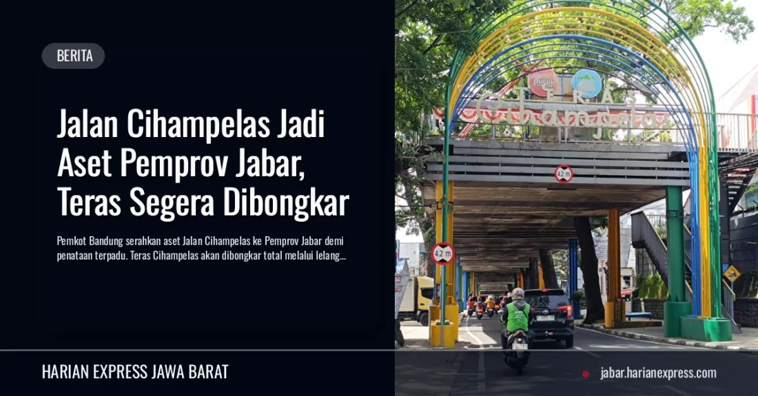 Jalan Cihampelas Jadi Aset Pemprov Jabar, Teras Segera Dibongkar