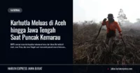 Karhutla Meluas di Aceh hingga Jawa Tengah Saat Puncak Kemarau