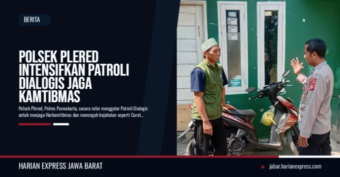 Polsek Plered Intensifkan Patroli Dialogis Jaga Kamtibmas