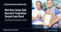 Wali Kota Farhan Raih Apresiasi Pengelolaan Sampah Jawa Barat