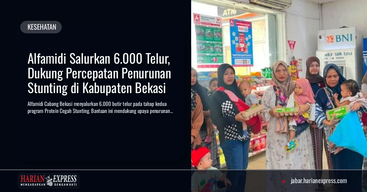 Alfamidi Salurkan 6.000 Telur, Dukung Percepatan Penurunan Stunting di Kabupaten Bekasi