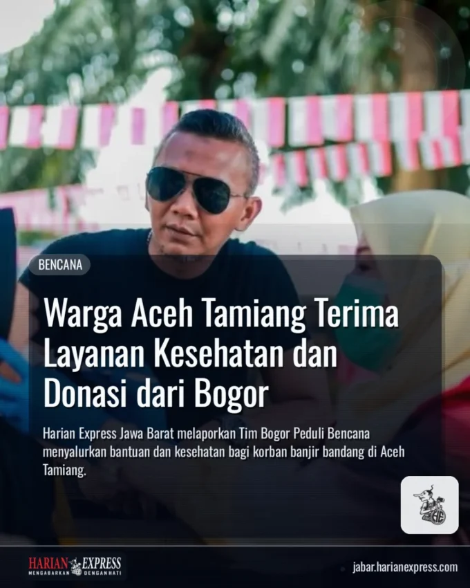 Warga Aceh Tamiang Terima Layanan Kesehatan dan Donasi dari Bogor
