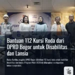 Bantuan 112 Kursi Roda dari DPRD Bogor untuk Disabilitas dan Lansia