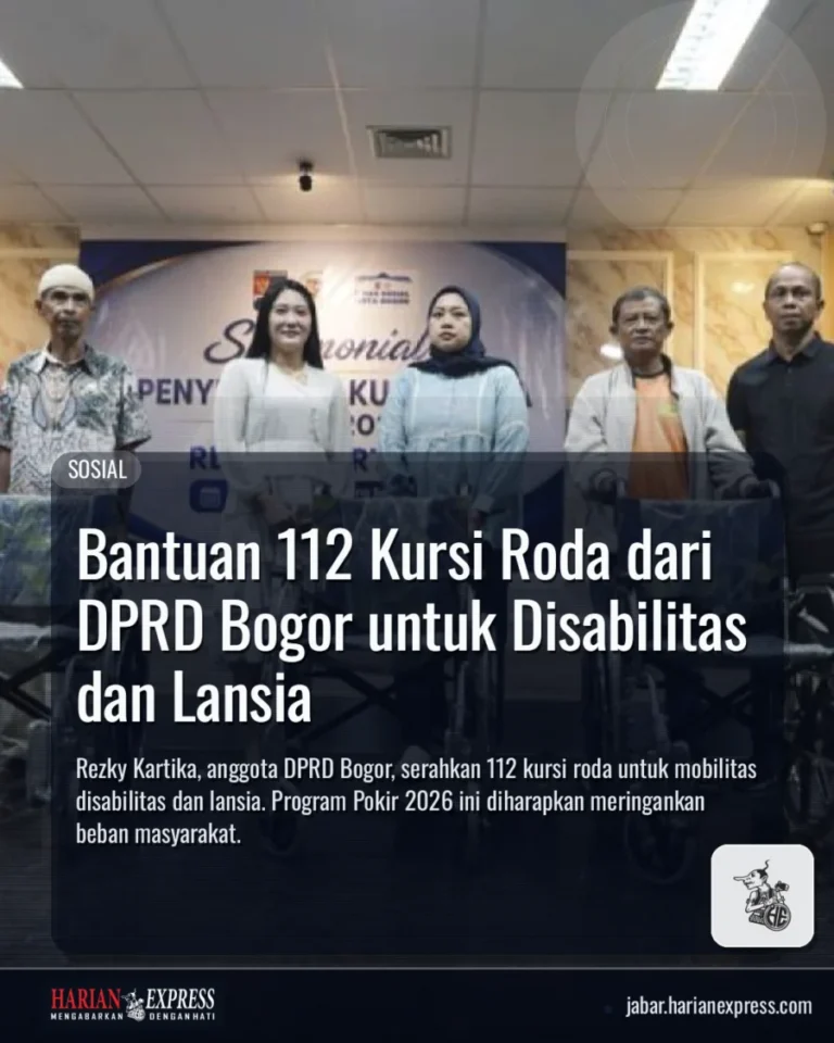 Bantuan 112 Kursi Roda dari DPRD Bogor untuk Disabilitas dan Lansia