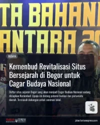 Kemenbud Revitalisasi Situs Bersejarah di Bogor untuk Cagar Budaya Nasional
