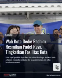 Wali Kota Dedie Rachim Resmikan Padel Raya, Tingkatkan Fasilitas Kota