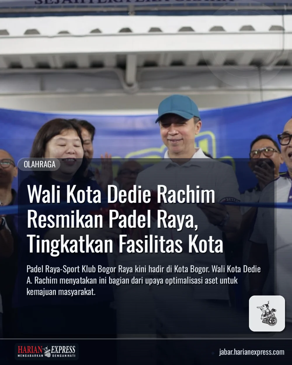 Wali Kota Dedie Rachim Resmikan Padel Raya, Tingkatkan Fasilitas Kota