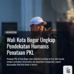 Wali Kota Bogor Ungkap Pendekatan Humanis Penataan PKL