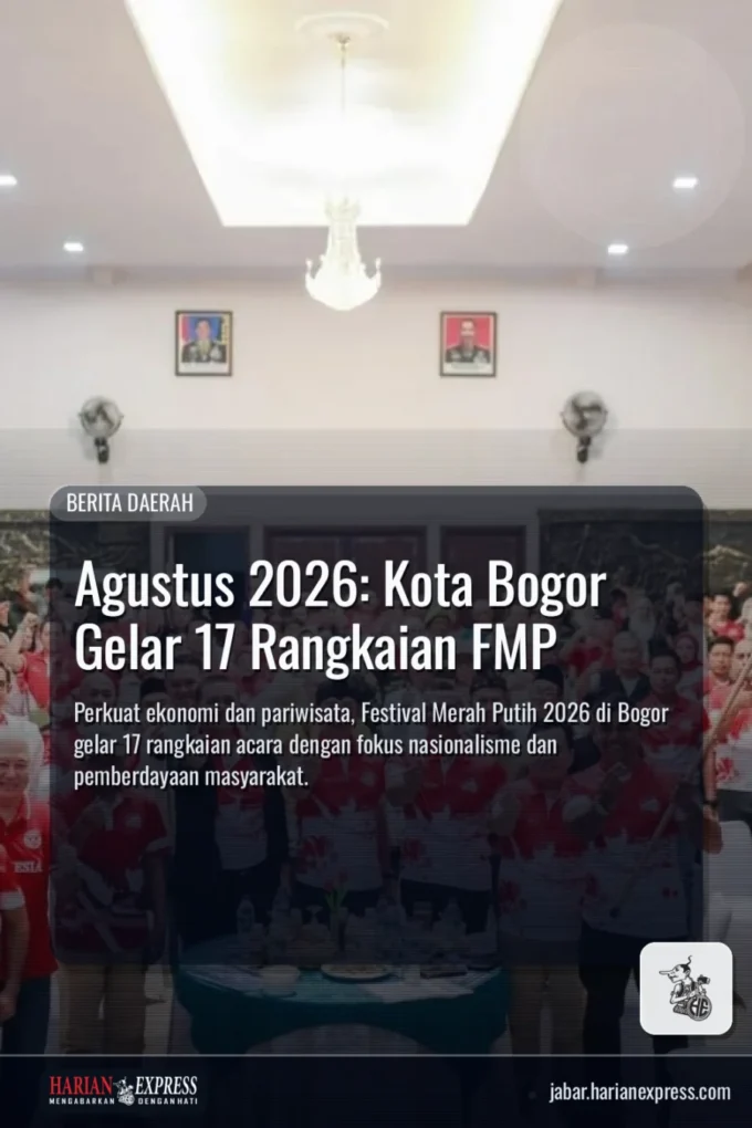 Agustus 2026: Kota Bogor Gelar 17 Rangkaian FMP