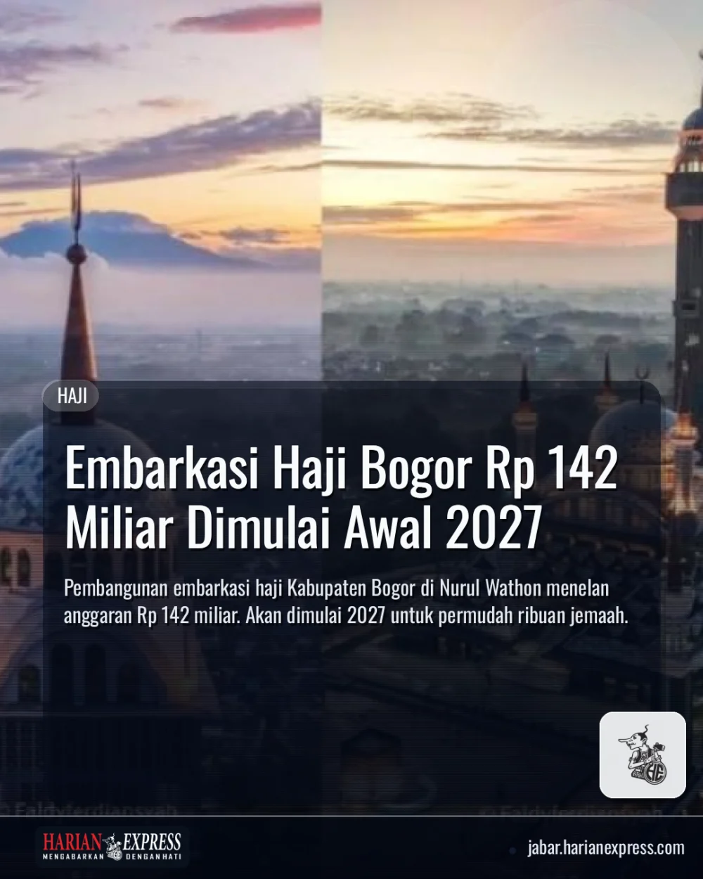 Embarkasi Haji Bogor Rp 142 Miliar Dimulai Awal 2027