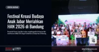 Festival Kreasi Budaya Anak Jabar Meriahkan HAN 2026 di Bandung