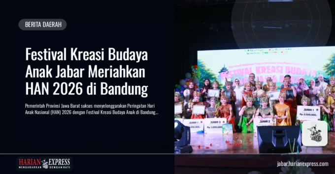 Festival Kreasi Budaya Anak Jabar Meriahkan HAN 2026 di Bandung