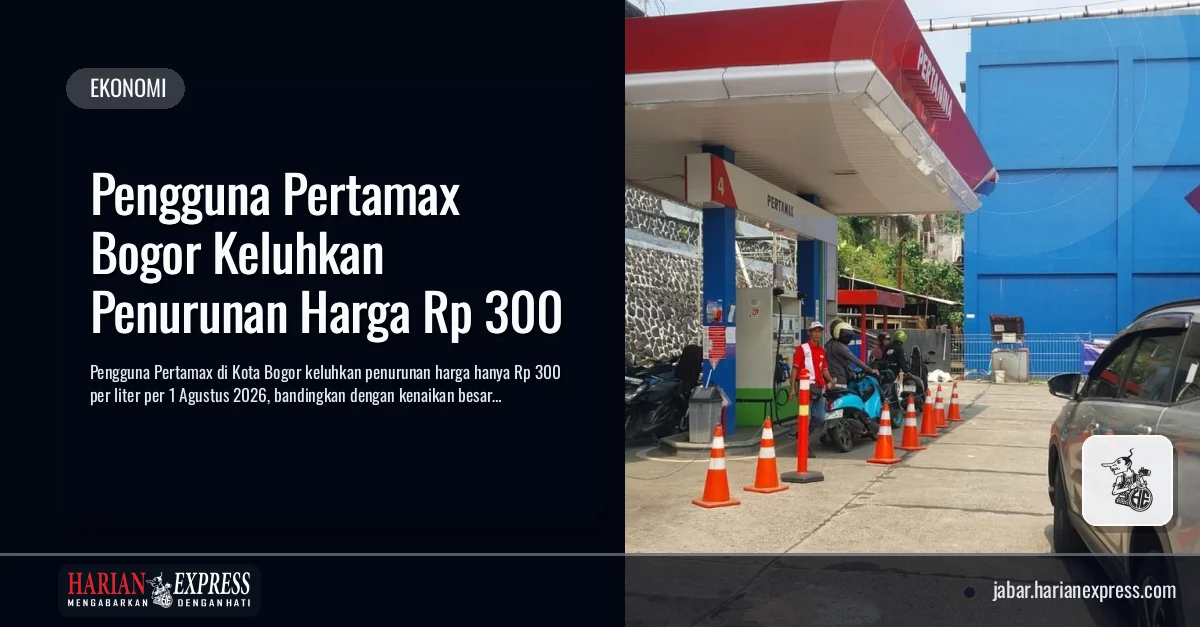 Pengguna Pertamax Bogor Keluhkan Penurunan Harga Rp 300