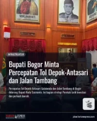 Bupati Bogor Minta Percepatan Tol Depok-Antasari dan Jalan Tambang
