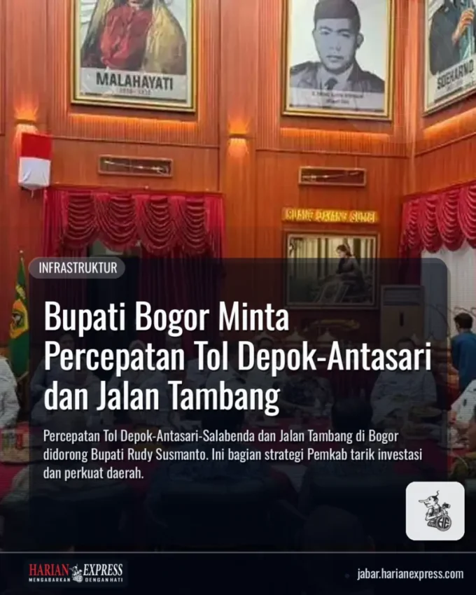 Bupati Bogor Minta Percepatan Tol Depok-Antasari dan Jalan Tambang