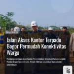 Jalan Akses Kantor Terpadu Bogor Permudah Konektivitas Warga