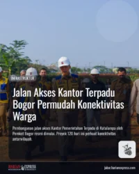 Jalan Akses Kantor Terpadu Bogor Permudah Konektivitas Warga