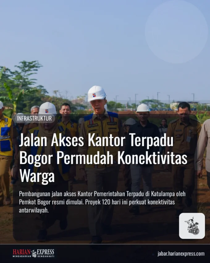 Jalan Akses Kantor Terpadu Bogor Permudah Konektivitas Warga