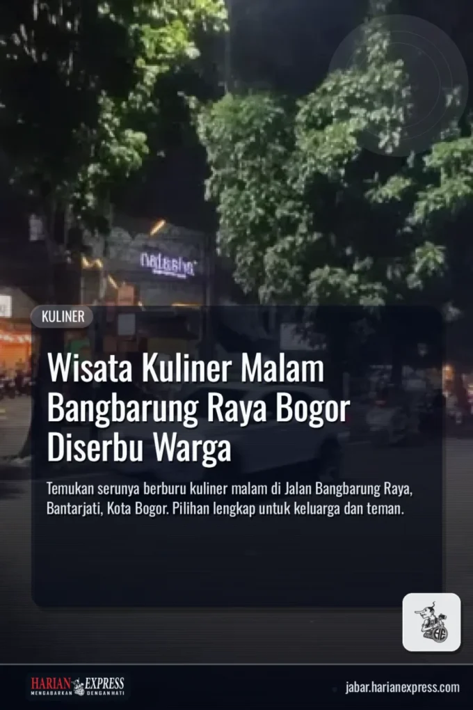 Wisata Kuliner Malam Bangbarung Raya Bogor Diserbu Warga