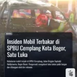 Insiden Mobil Terbakar di SPBU Cemplang Kota Bogor, Satu Luka