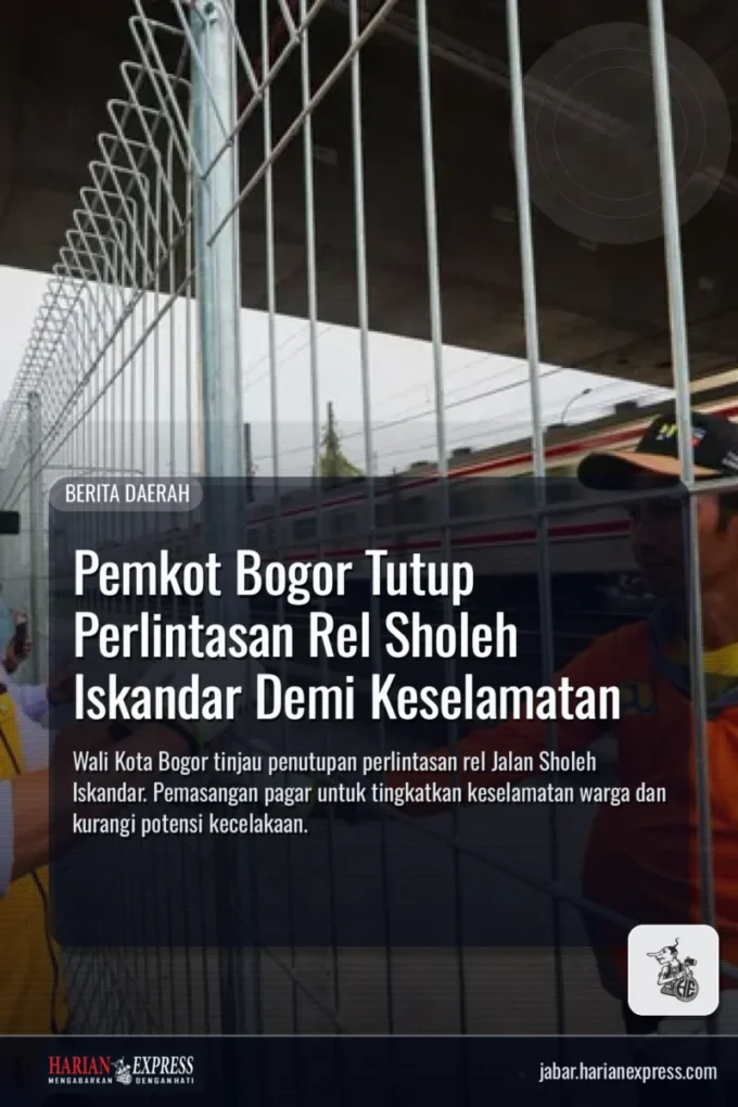 Pemkot Bogor Tutup Perlintasan Rel Sholeh Iskandar Demi Keselamatan