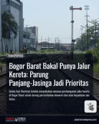 Bogor Barat Bakal Punya Jalur Kereta: Parung Panjang-Jasinga Jadi Prioritas