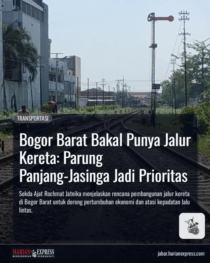Bogor Barat Bakal Punya Jalur Kereta: Parung Panjang-Jasinga Jadi Prioritas