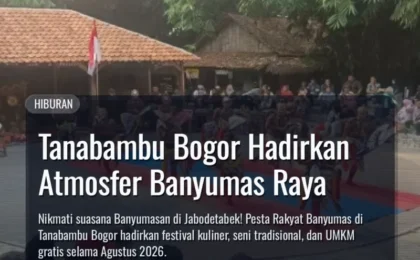 Tanabambu Bogor Hadirkan Atmosfer Banyumas Raya