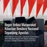 Bogor Imbau Masyarakat Kibarkan Bendera Nasional Sepanjang Agustus