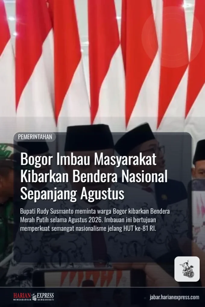 Bogor Imbau Masyarakat Kibarkan Bendera Nasional Sepanjang Agustus