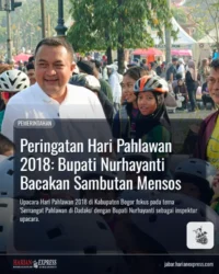 Peringatan Hari Pahlawan 2018: Bupati Nurhayanti Bacakan Sambutan Mensos