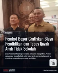 Pemkot Bogor Gratiskan Biaya Pendidikan dan Tebus Ijazah Anak Tidak Sekolah
