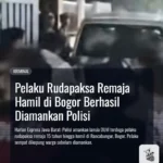 Pelaku Rudapaksa Remaja Hamil di Bogor Berhasil Diamankan Polisi