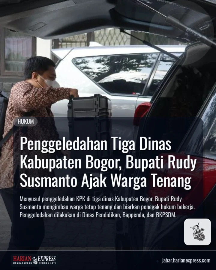 Penggeledahan Tiga Dinas Kabupaten Bogor, Bupati Rudy Susmanto Ajak Warga Tenang