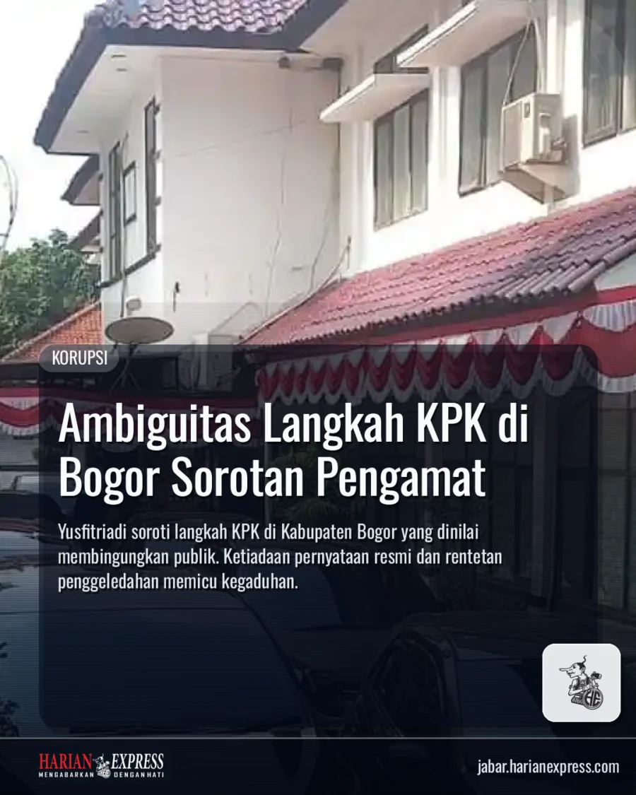Ambiguitas Langkah KPK di Bogor Sorotan Pengamat
