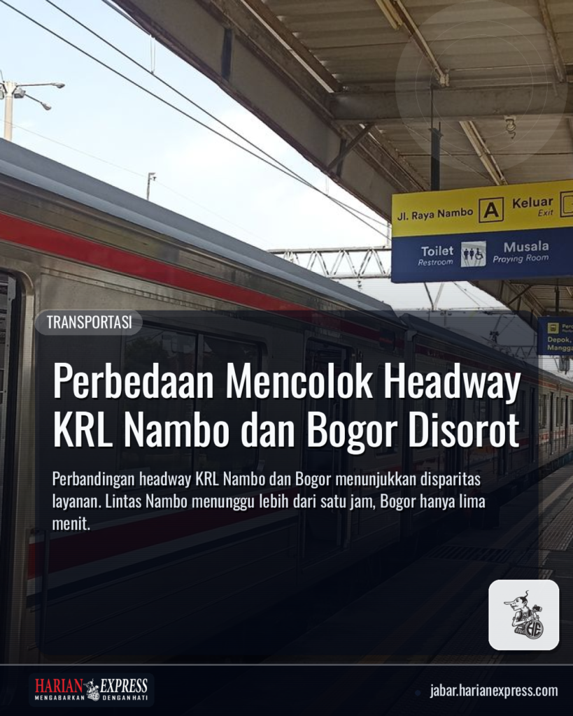Perbedaan Mencolok Headway KRL Nambo dan Bogor Disorot