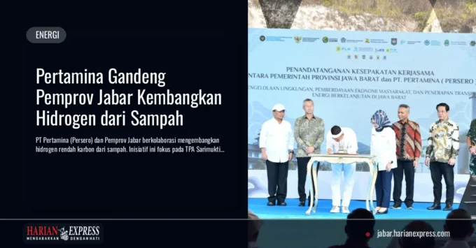 Pertamina Gandeng Pemprov Jabar Kembangkan Hidrogen dari Sampah