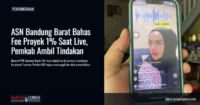 ASN Bandung Barat Bahas Fee Proyek 1% Saat Live, Pemkab Ambil Tindakan