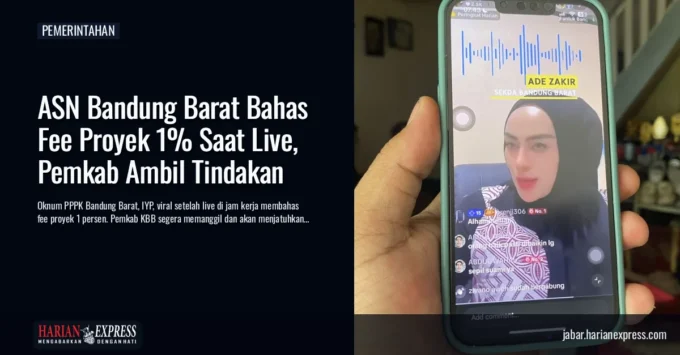 ASN Bandung Barat Bahas Fee Proyek 1% Saat Live, Pemkab Ambil Tindakan