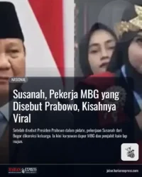 Susanah, Pekerja MBG yang Disebut Prabowo, Kisahnya Viral