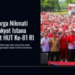 Ribuan Warga Nikmati Jamuan Rakyat Istana Bogor Saat HUT Ke-81 RI