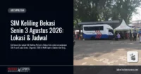 SIM Keliling Bekasi Senin 3 Agustus 2026: Lokasi & Jadwal