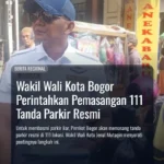 Wakil Wali Kota Bogor Perintahkan Pemasangan 111 Tanda Parkir Resmi