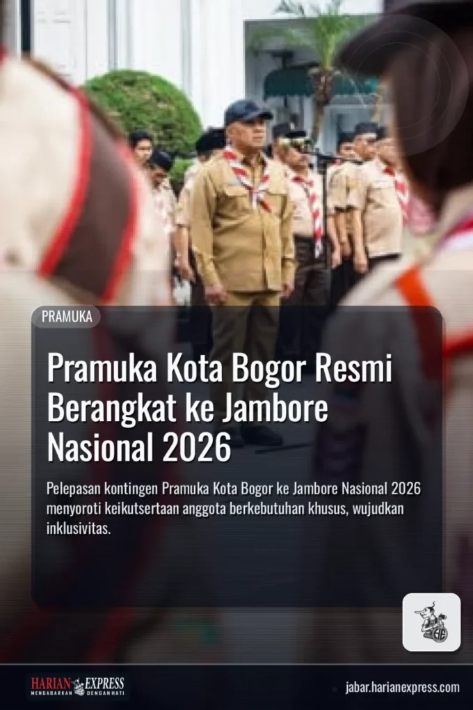 Pramuka Kota Bogor Resmi Berangkat ke Jambore Nasional 2026
