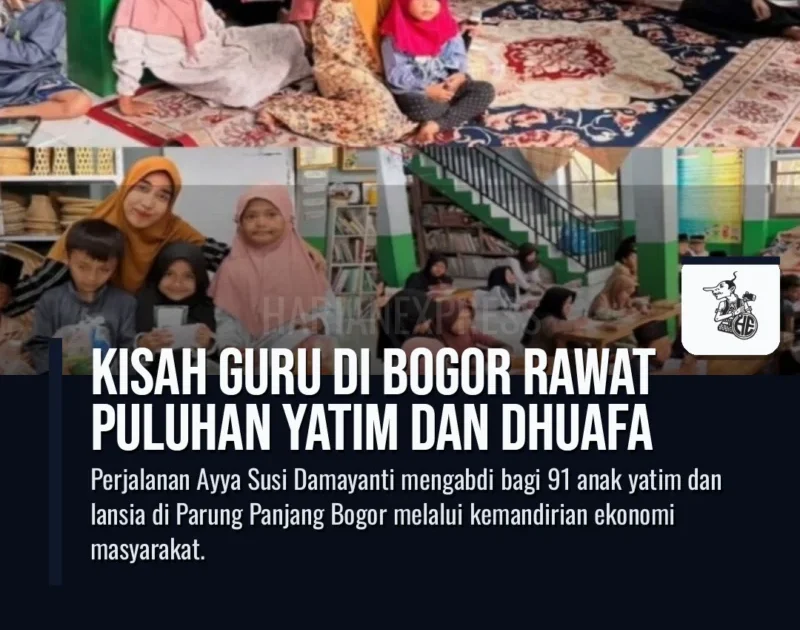 Kisah Guru di Bogor Rawat Puluhan Yatim dan Dhuafa