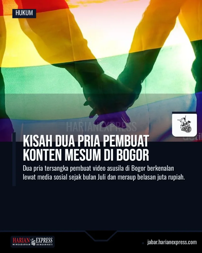 Kisah Dua Pria Pembuat Konten Mesum di Bogor