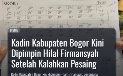 Kadin Kabupaten Bogor Kini Dipimpin Hilal Firmansyah Setelah Kalahkan Pesaing