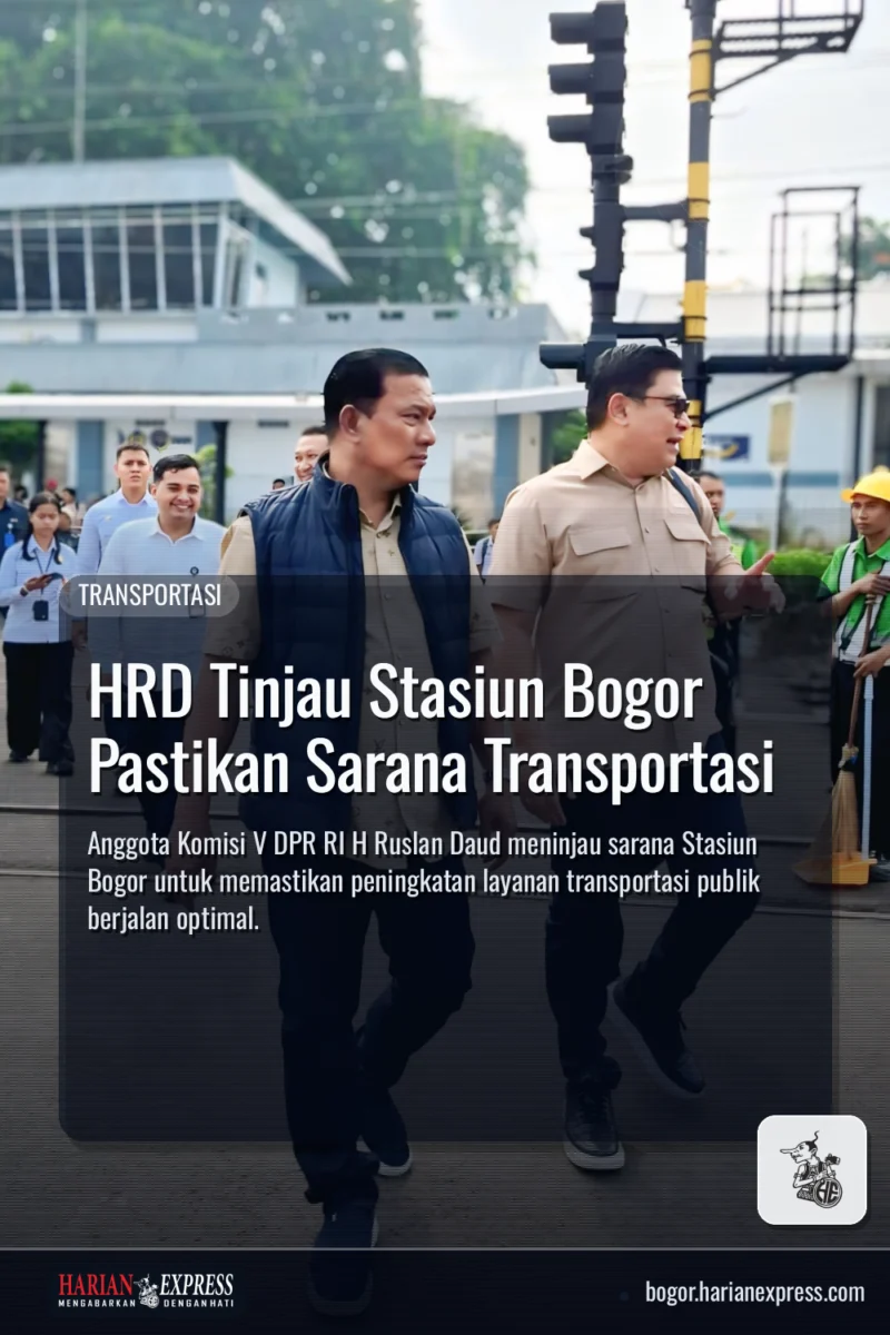H Ruslan Daud Pastikan Fasilitas Kereta Bogor Dibenahi
